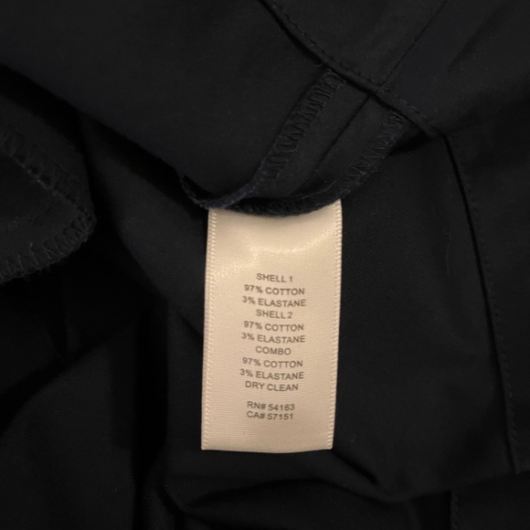 Eliza J Navy and White Pleated Skirt Ruffle Dress - Picture 10 of 10